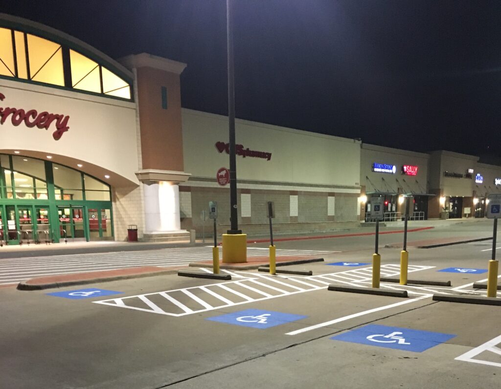 retail pressure washing and striping