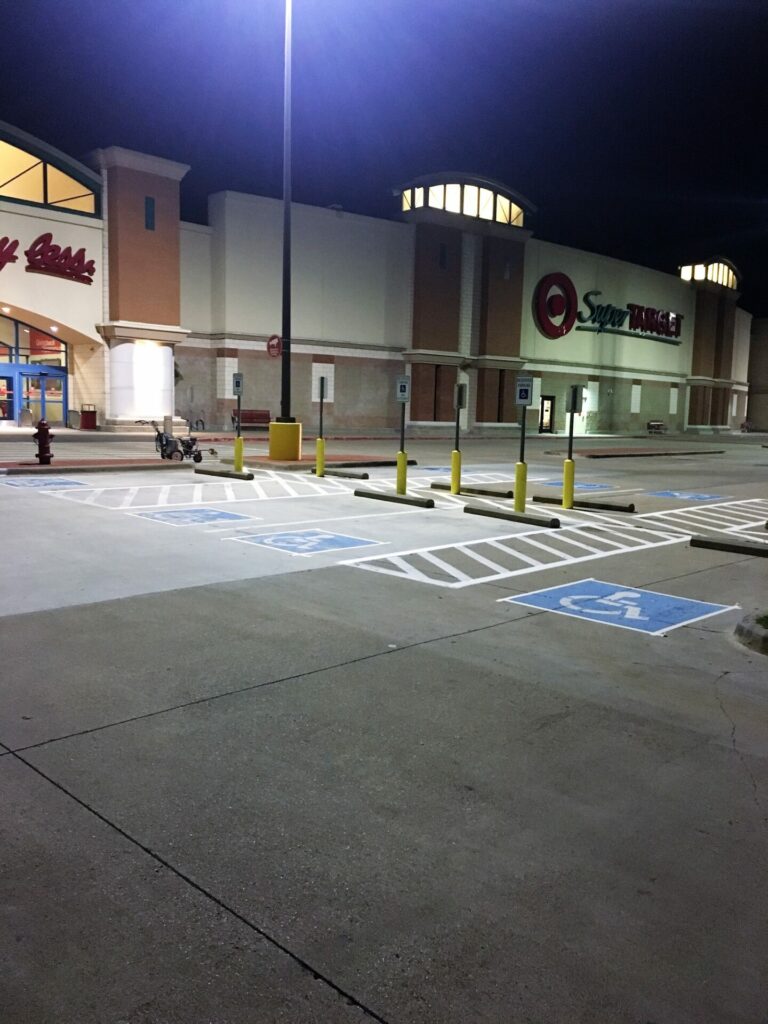 target parking lot striping