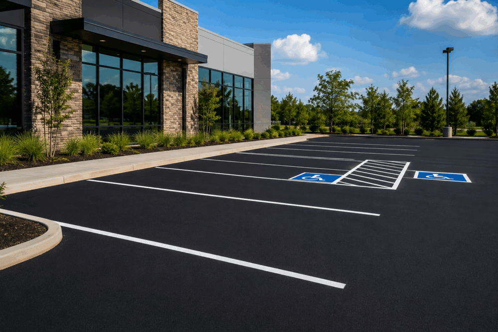 Fresh Parking Lot Stripes: How They Boost Curb Appeal Instantly for North Texas Businesses